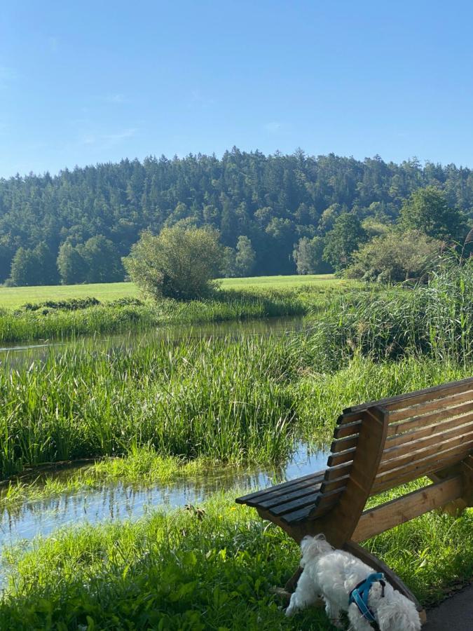 Idyllische Ferienwohnungen In Mossendorf Blick Zur Naab Burglengenfeld Buitenkant foto