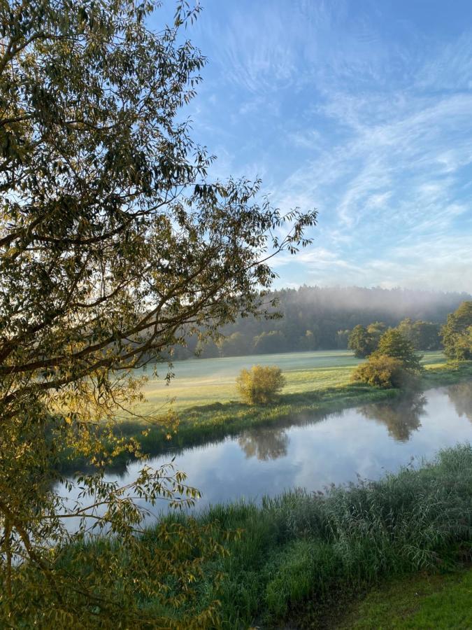 Idyllische Ferienwohnungen In Mossendorf Blick Zur Naab Burglengenfeld Buitenkant foto